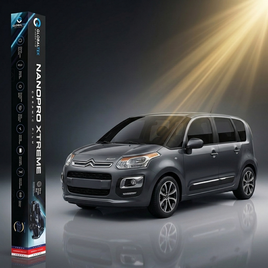 Insulfilm Nano Cerâmica Citroën C3 Picasso — Corte Computadorizado Sob Medida — Película Térmica Premium Nanopro Xtreme