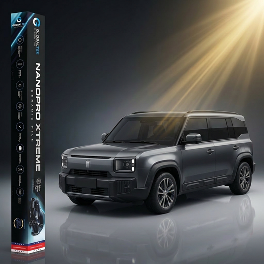 Insulfilm Nano Cerâmica Chery iCar — Corte Computadorizado Sob Medida — Película Térmica Premium Nanopro Xtreme