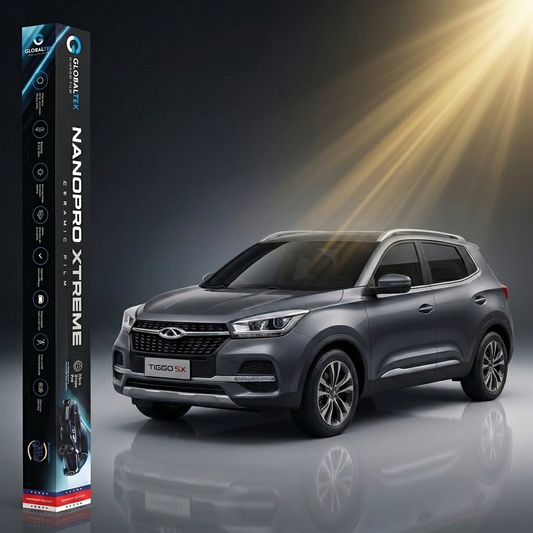 Insulfilm Nano Cerâmica Chery Tiggo 5X Sport — Corte Computadorizado Sob Medida — Película Térmica Premium Nanopro Xtreme