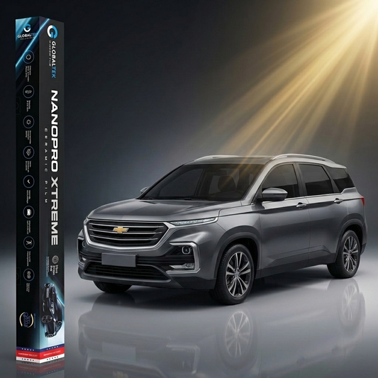 Insulfilm Nano Cerâmica Chevrolet Captiva EV — Corte Computadorizado Sob Medida — Película Térmica Premium Nanopro Xtreme