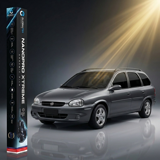 Insulfilm Nano Cerâmica Chevrolet Corsa Wagon — Corte Computadorizado Sob Medida — Película Térmica Premium Nanopro Xtreme