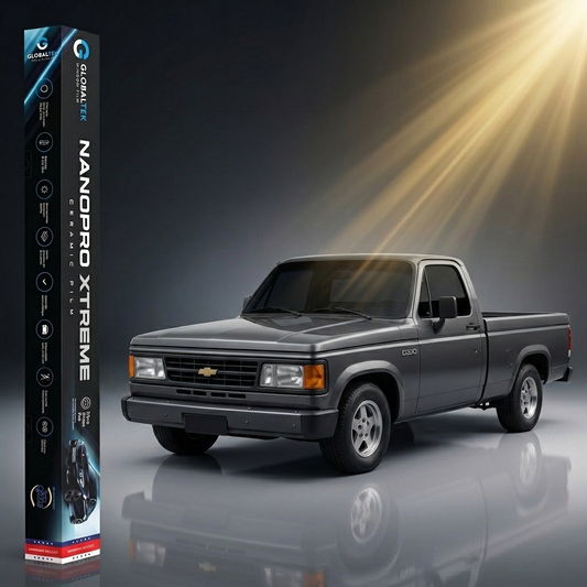 Insulfilm Nano Cerâmica Chevrolet D20 — Corte Computadorizado Sob Medida — Película Térmica Premium Nanopro Xtreme