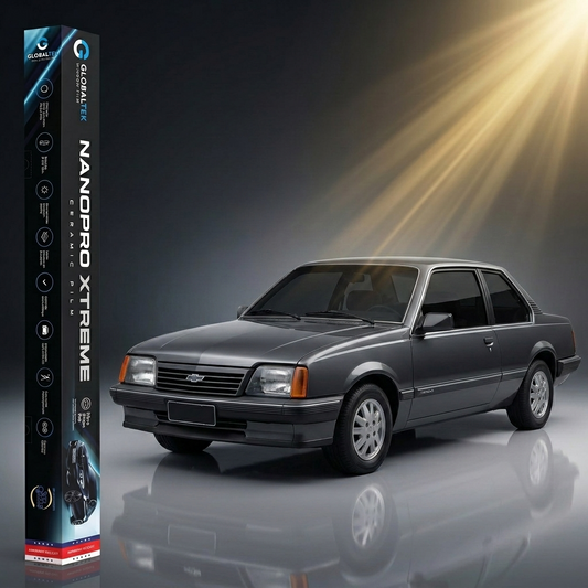 Insulfilm Nano Cerâmica Chevrolet Monza 2P — Corte Computadorizado Sob Medida — Película Térmica Premium Nanopro Xtreme