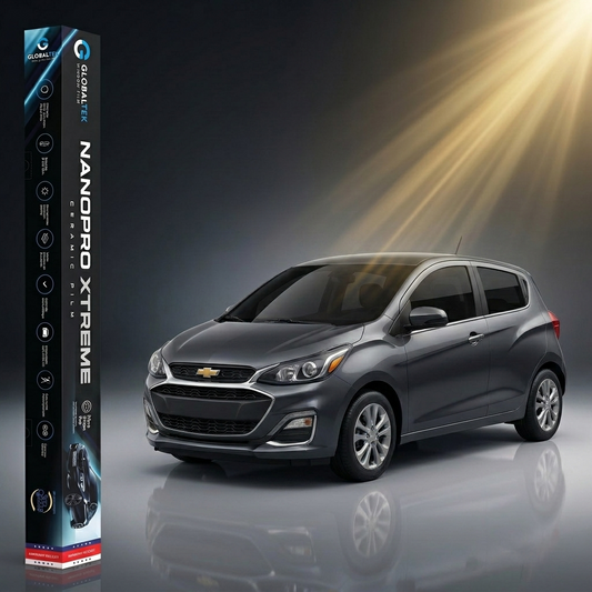 Insulfilm Nano Cerâmica Chevrolet Spark — Corte Computadorizado Sob Medida — Película Térmica Premium Nanopro Xtreme