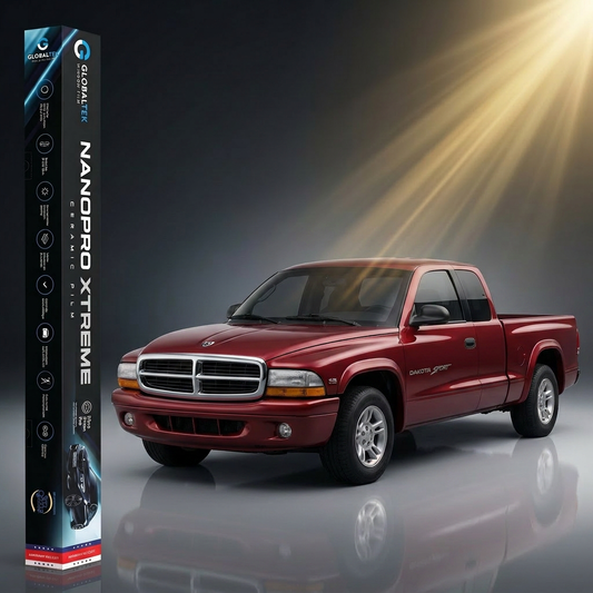 Insulfilm Nano Cerâmica Dodge Dakota Cabine Estendida — Corte Computadorizado Sob Medida — Película Térmica Premium Nanopro Xtreme