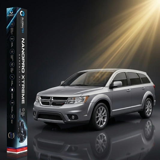 Insulfilm Nano Cerâmica Dodge Journey — Corte Computadorizado Sob Medida — Película Térmica Premium Nanopro Xtreme