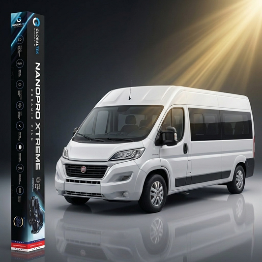 Insulfilm Nano Cerâmica Fiat Ducato Passageiro — Corte Computadorizado Sob Medida — Película Térmica Premium Nanopro Xtreme
