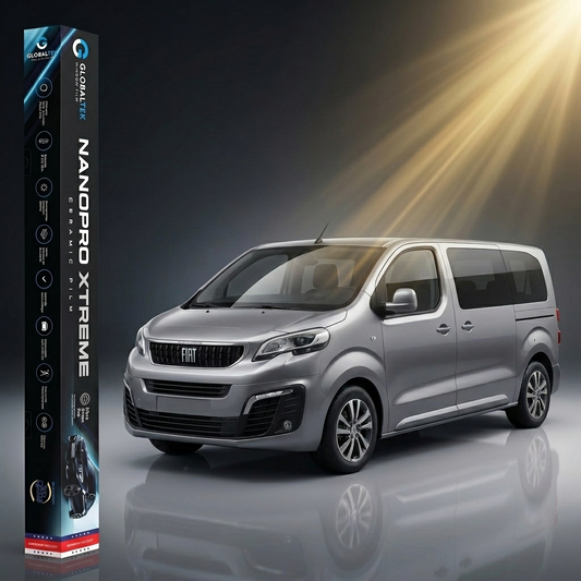 Insulfilm Nano Cerâmica Fiat Scudo Multi — Corte Computadorizado Sob Medida — Película Térmica Premium Nanopro Xtreme