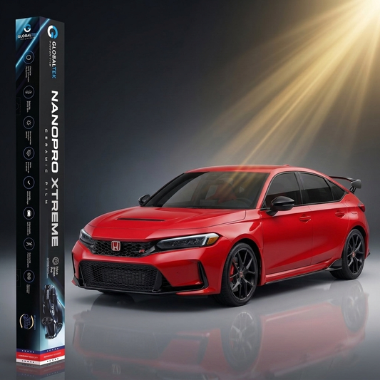 Insulfilm Nano Cerâmica Honda Civic Type R — Corte Computadorizado Sob Medida — Película Térmica Premium Nanopro Xtreme