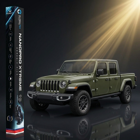 Insulfilm Nano Cerâmica Gladiator — Corte Computadorizado Sob Medida — Película Térmica Premium Nanopro Xtreme