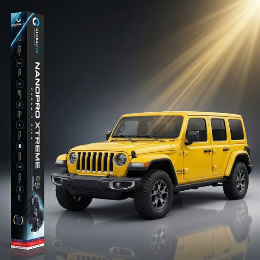 Insulfilm Nano Cerâmica Wrangler 4 Portas — Corte Computadorizado Sob Medida — Película Térmica Premium Nanopro Xtreme