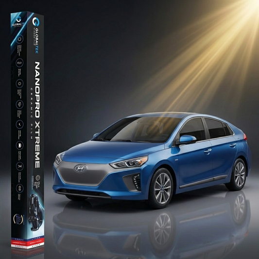 Insulfilm Nano Cerâmica Hyundai Ioniq — Corte Computadorizado Sob Medida — Película Térmica Premium Nanopro Xtreme
