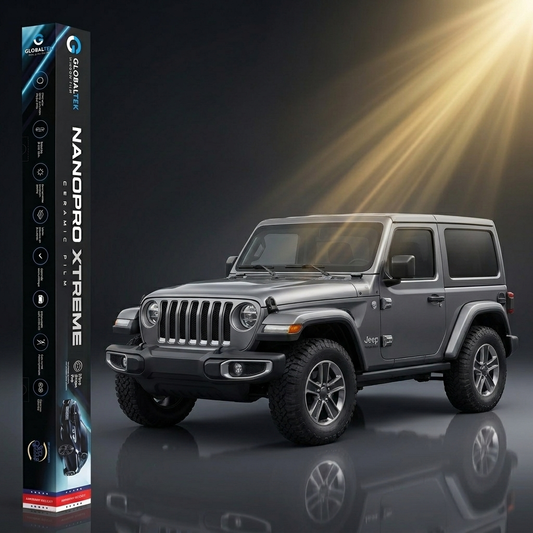 Insulfilm Nano Cerâmica Wrangler 2 Portas — Corte Computadorizado Sob Medida — Película Térmica Premium Nanopro Xtreme