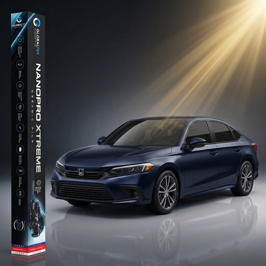 Insulfilm Nano Cerâmica Kia Rio Sedan — Corte Computadorizado Sob Medida — Película Térmica Premium Nanopro Xtreme