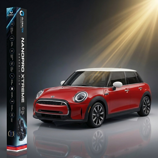 Insulfilm Nano Cerâmica Mini Cooper 4P — Corte Computadorizado Sob Medida — Película Térmica Premium Nanopro Xtreme