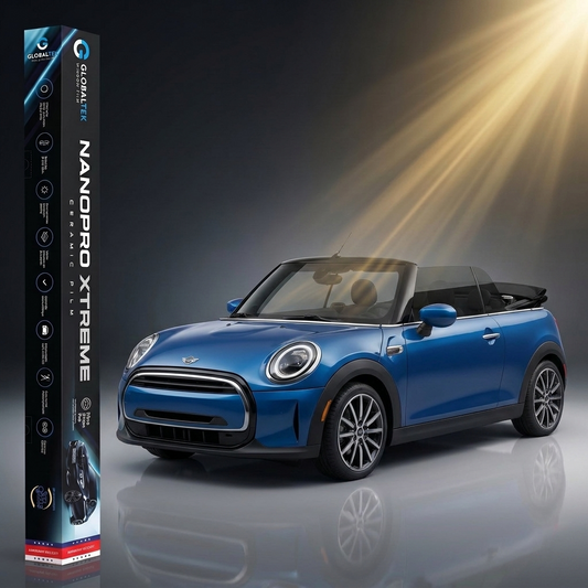 Insulfilm Nano Cerâmica Mini Cooper Cabrio 2P — Corte Computadorizado Sob Medida — Película Térmica Premium Nanopro Xtreme
