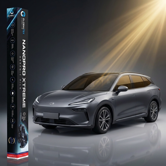 Película Nano Cerâmica GAC Hyptec HT — Corte Computadorizado Sob Medida — Película Térmica Premium Nanopro Xtreme