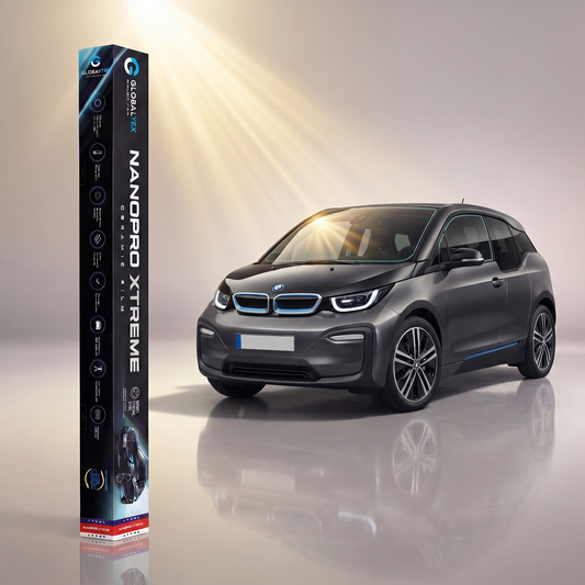 Insulfilm Nano Cerâmica BMW i3 Elétrico — Compatível com Geração I01 (2013-2022) — Corte Computadorizado Sob Medida — Película Térmica Premium Nanopro Xtreme