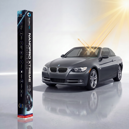 Insulfilm Nano Cerâmica BMW Série 3 Conversível — Compatível com Geração E93 (2007-2013) — Corte Computadorizado Sob Medida — Película Térmica Premium Nanopro Xtreme