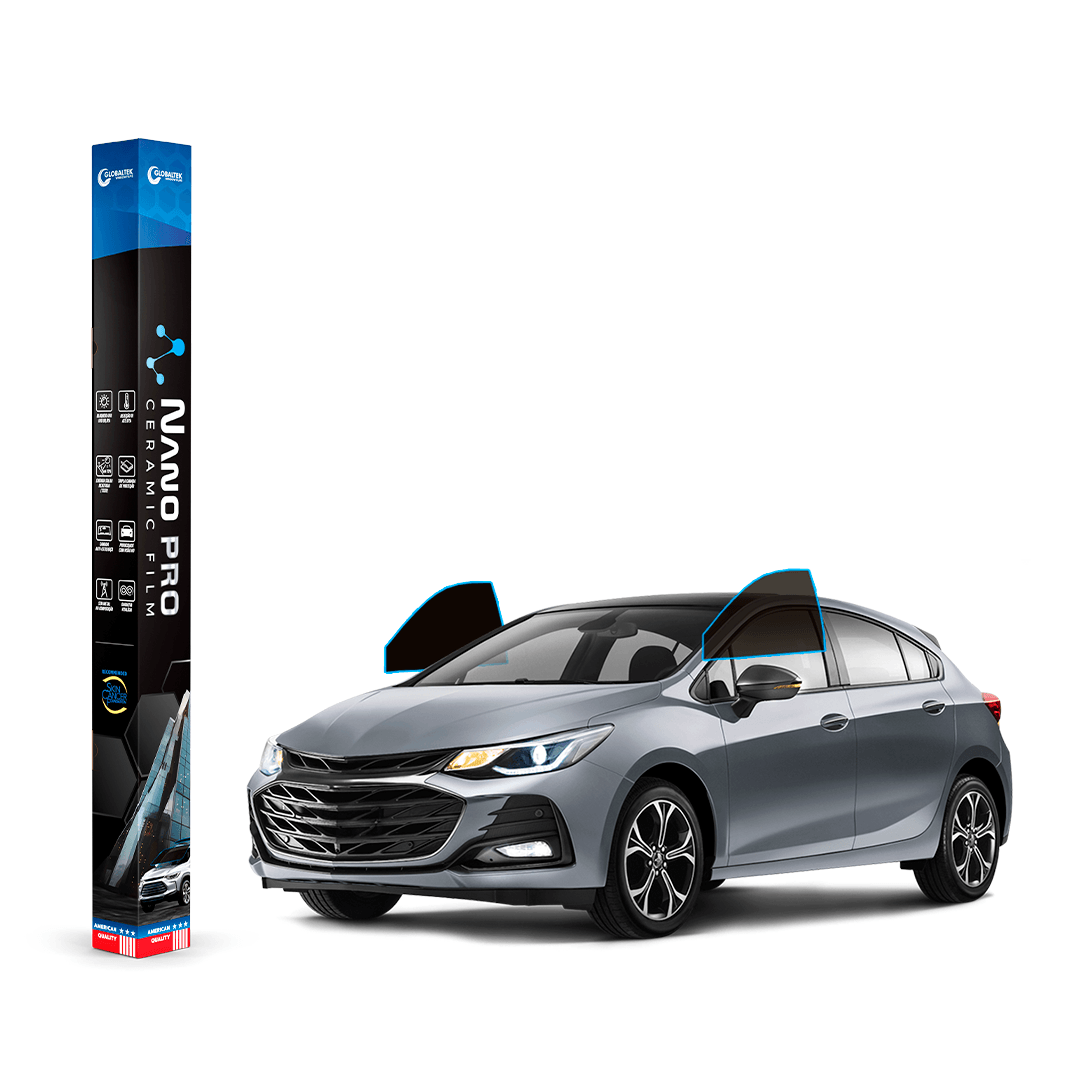 Película Filme Nano Cerâmica Automotiva Térmica - Hatch - Reposição 2 Portas - Películas Fácil